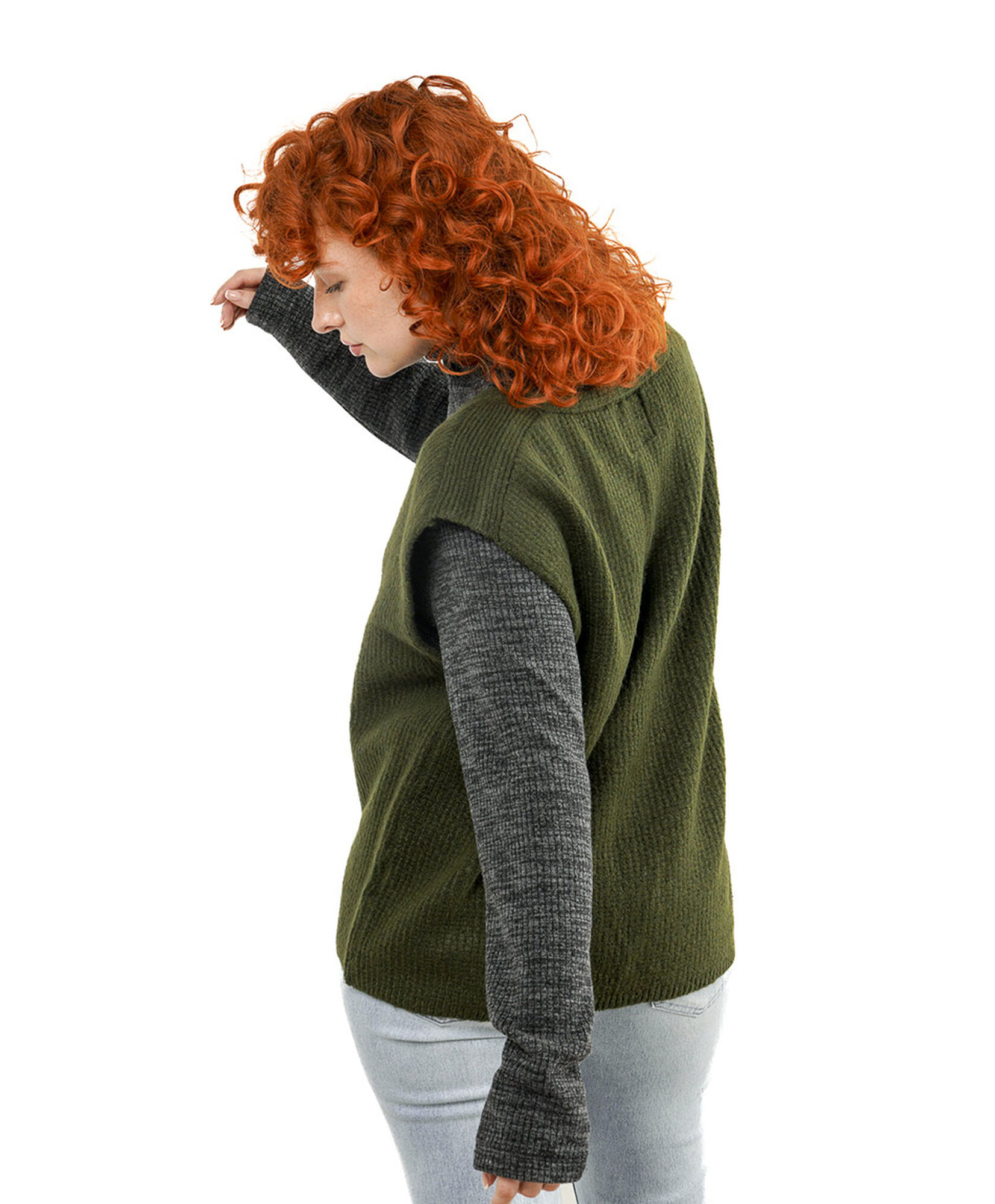 Sweater mujer cuello v sin mangas 5 Sweater mujer cuello v sin mangas