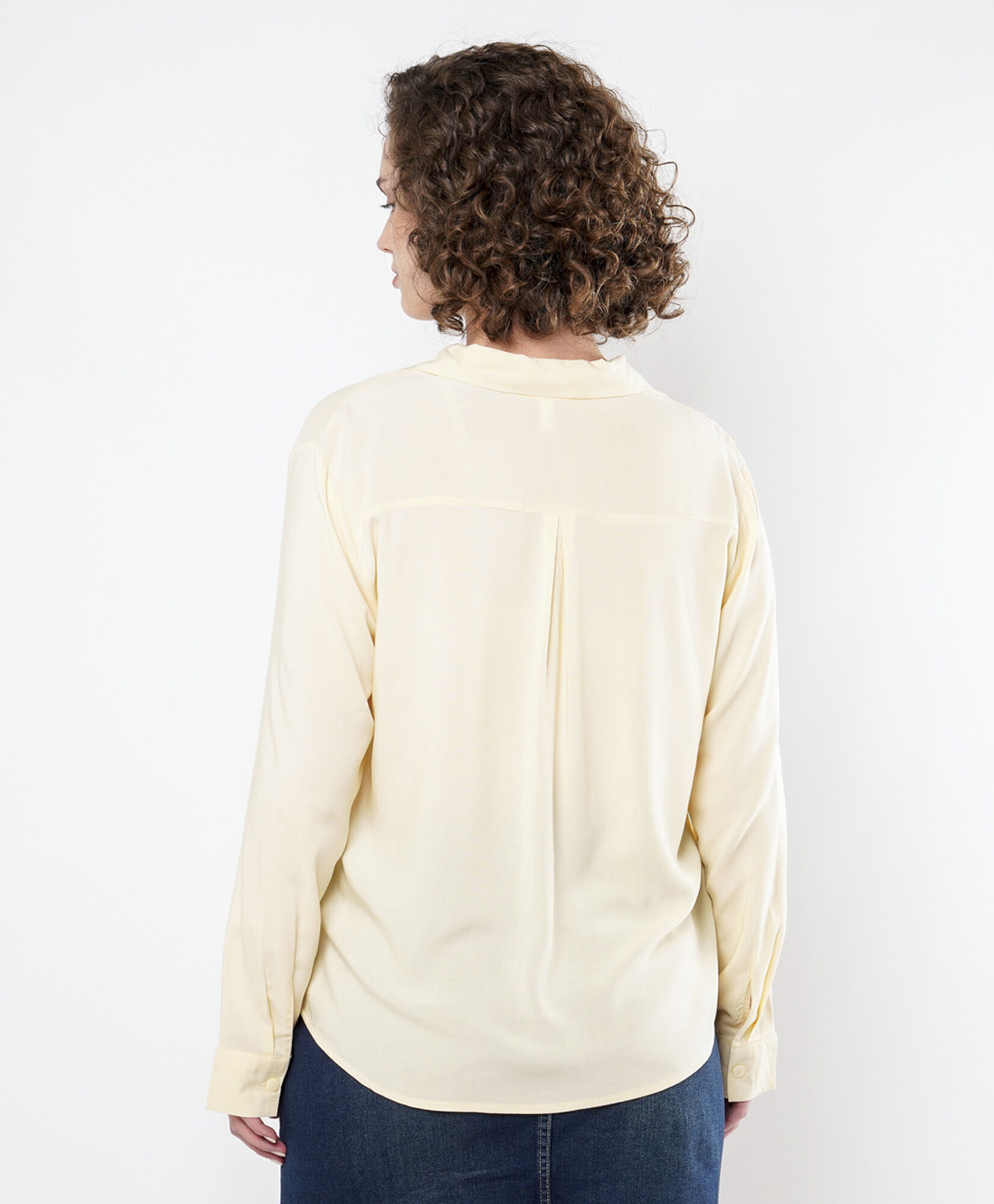Blusa mujer camisera lisa 4 Blusa mujer camisera lisa