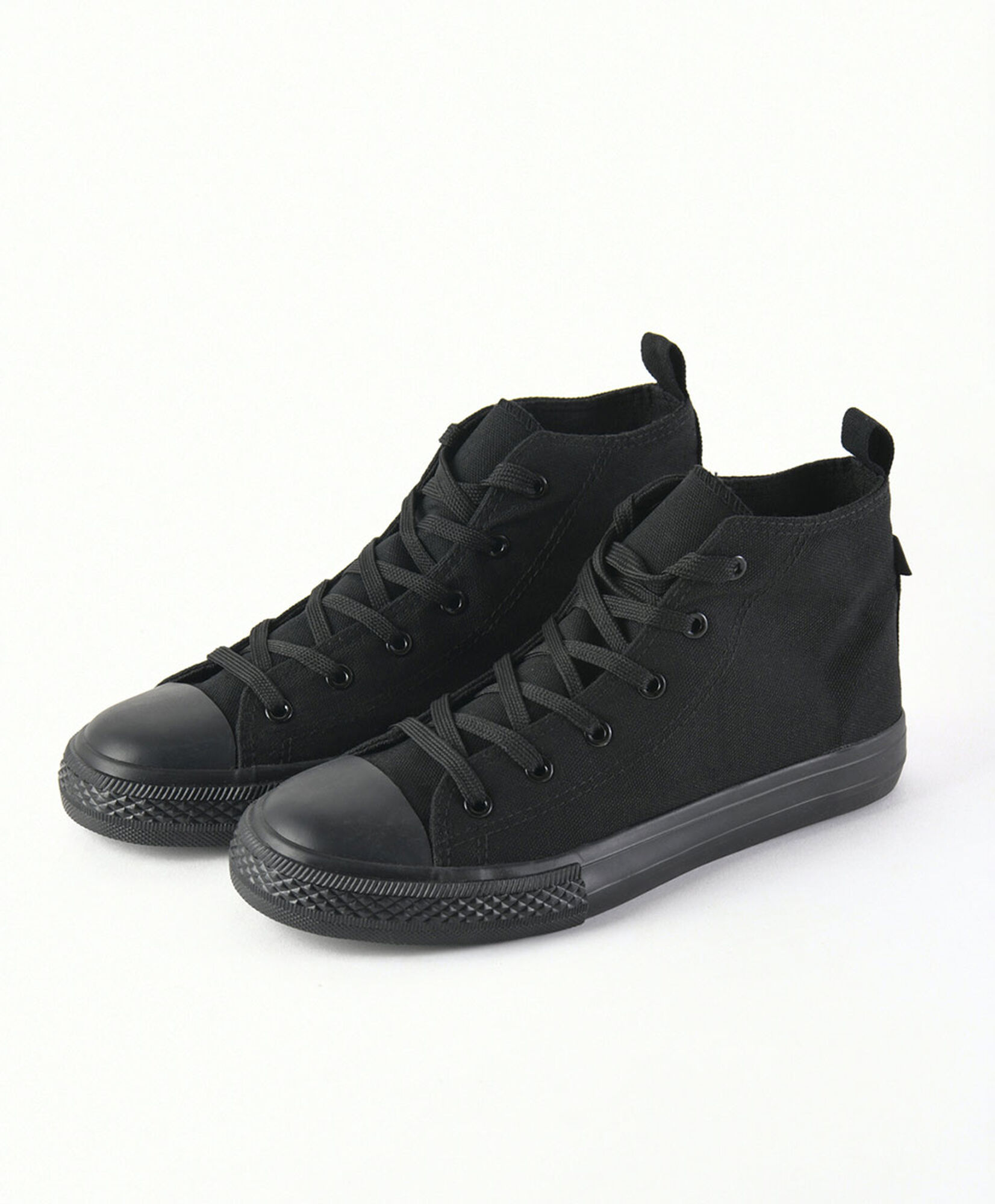 Zapatilla mujer lona negra 