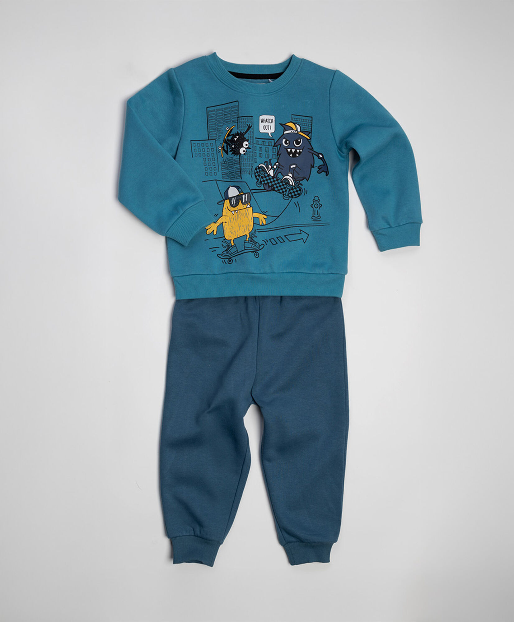 Set buzo beb&eacute; monster 
