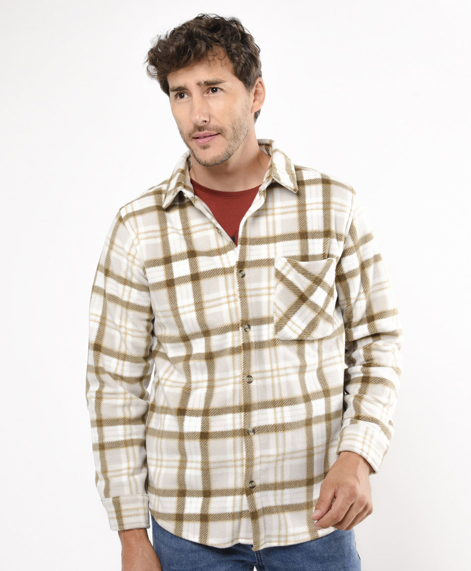 Chaqueta hombre le&ntilde;adora polar 