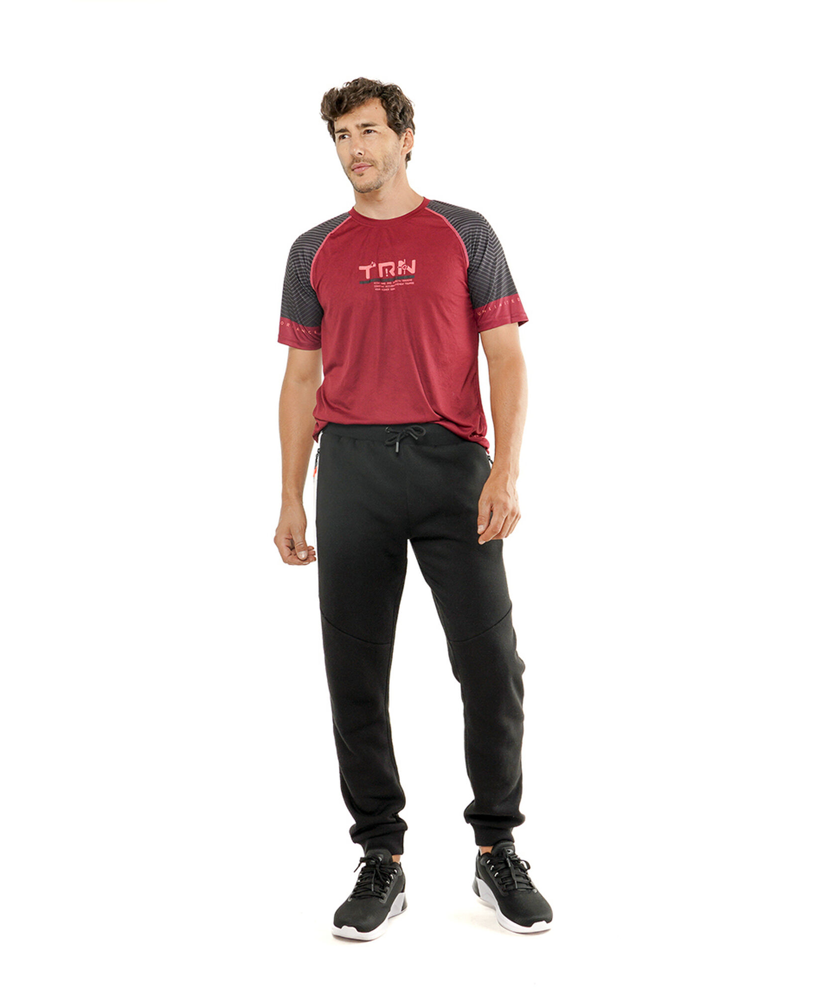 Pantalón deportivo hombre línea blanca