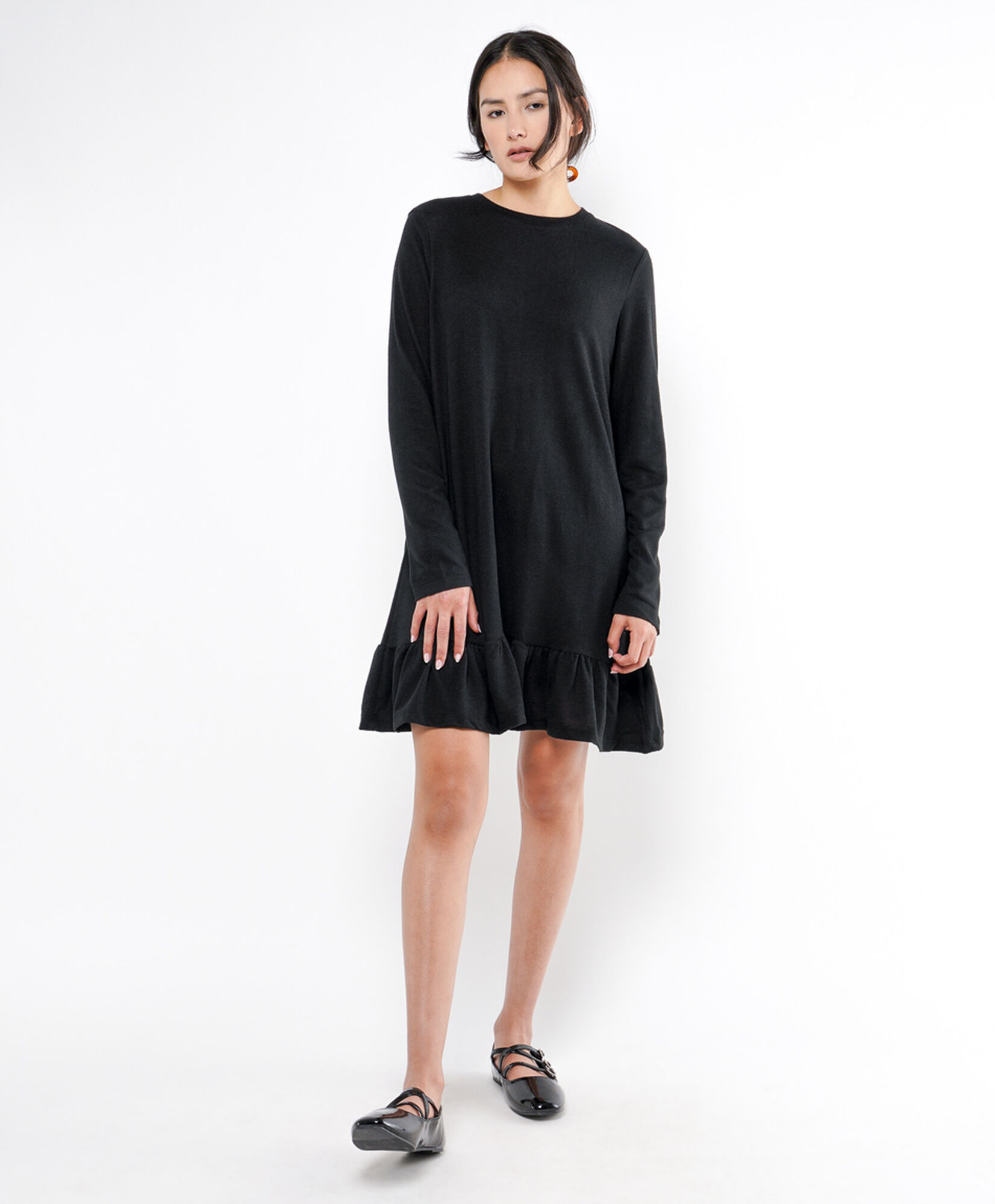 Vestido mujer vuelos lanoso 