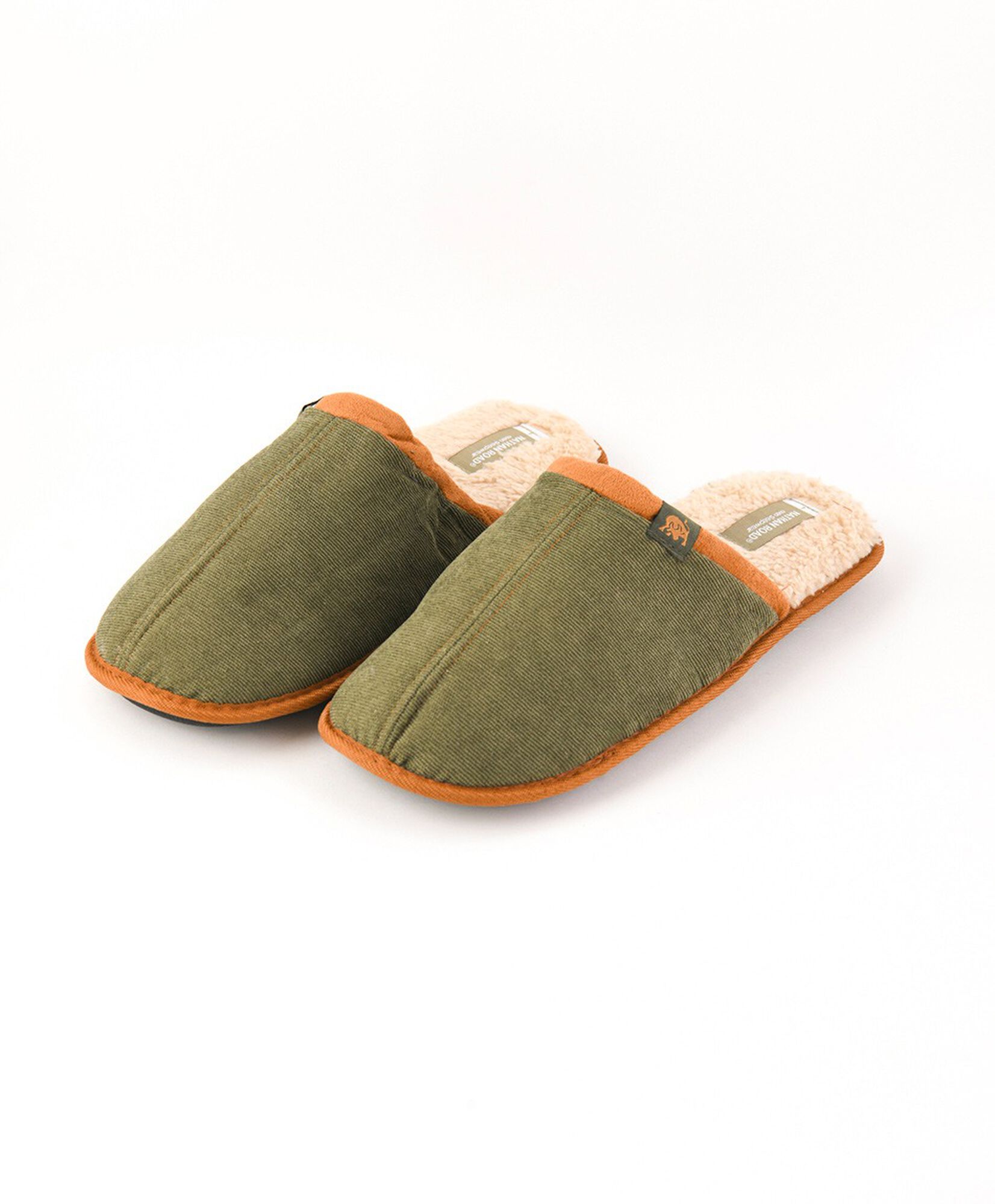 Pantufla hombre verde 
