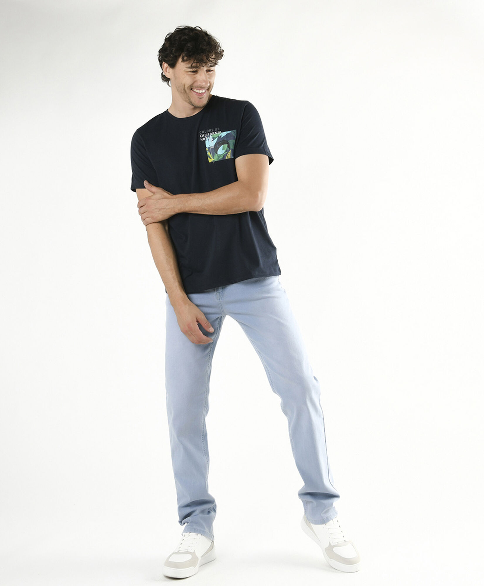 Jeans hombre desgastado 