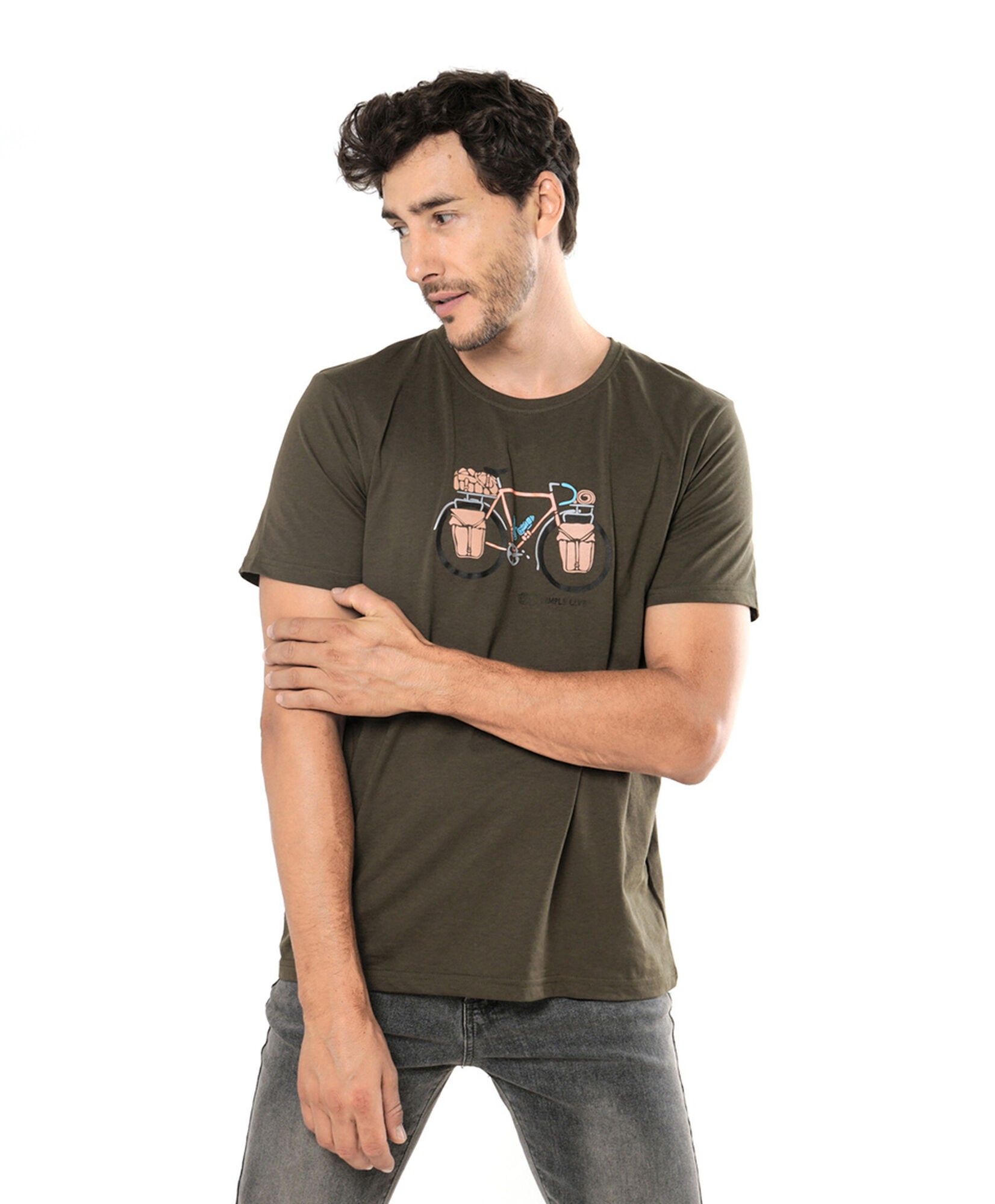 Polera hombre bicicleta 