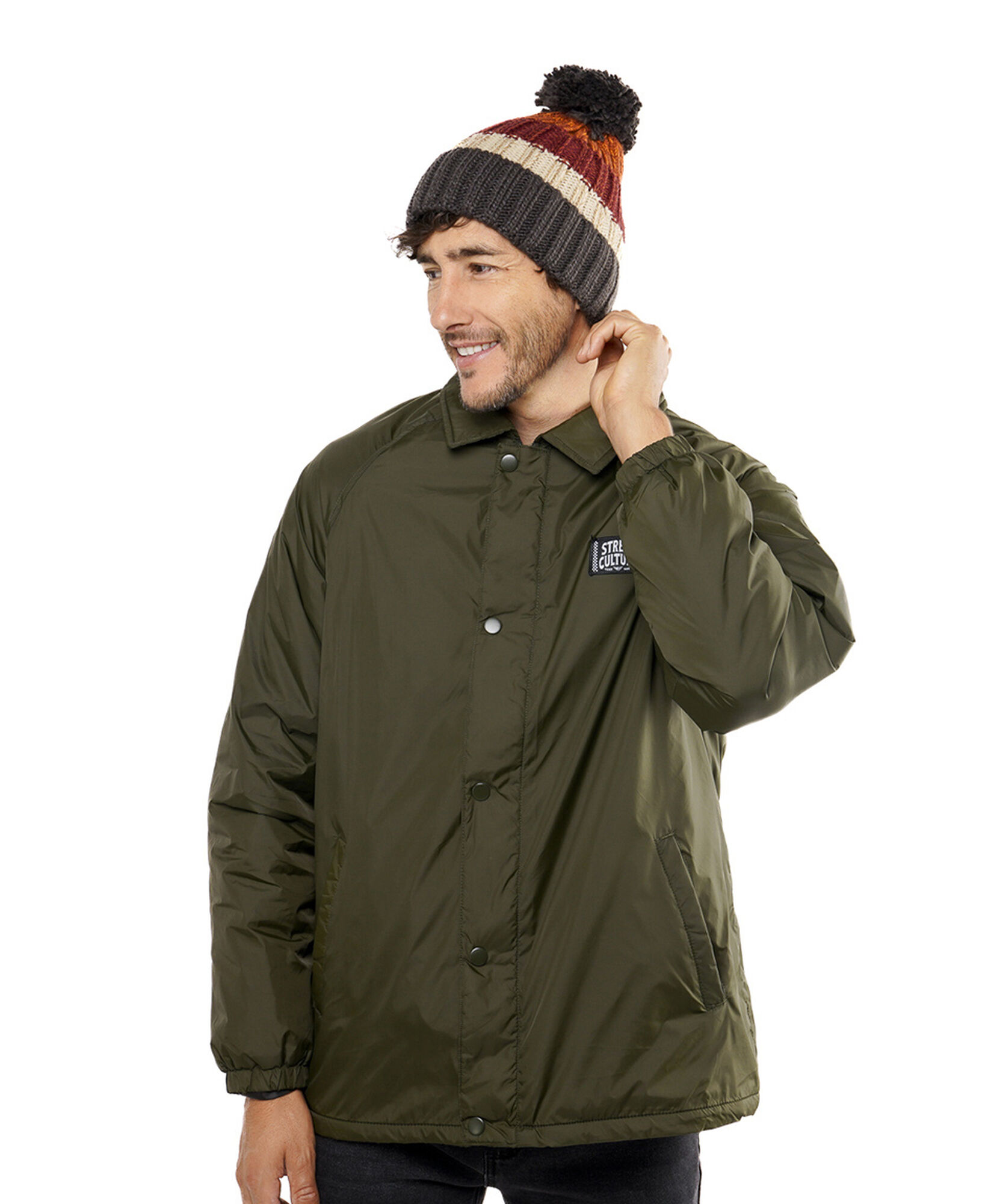 Chaqueta hombre outdoor verde 