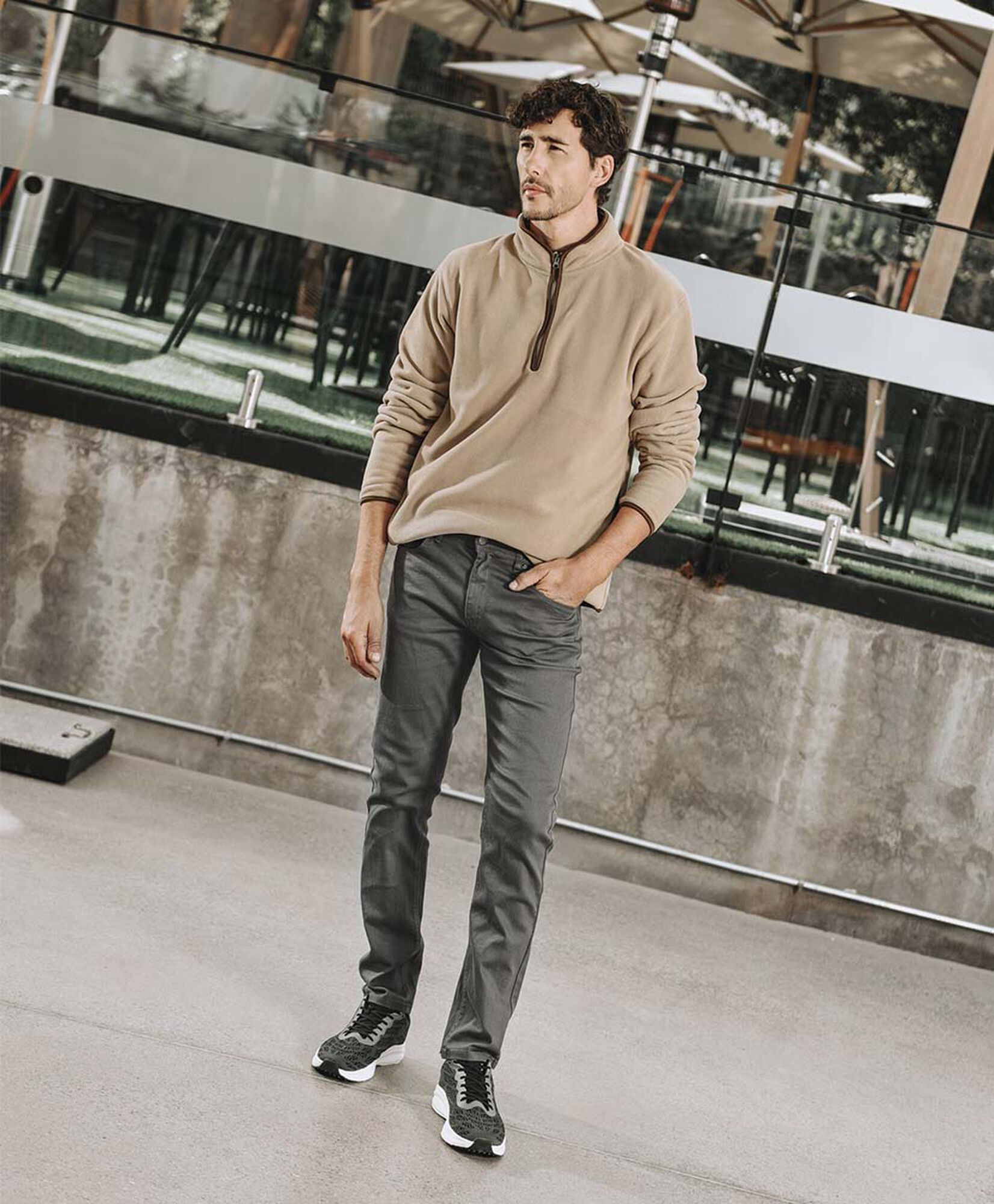 Jeans hombre lisos colores 