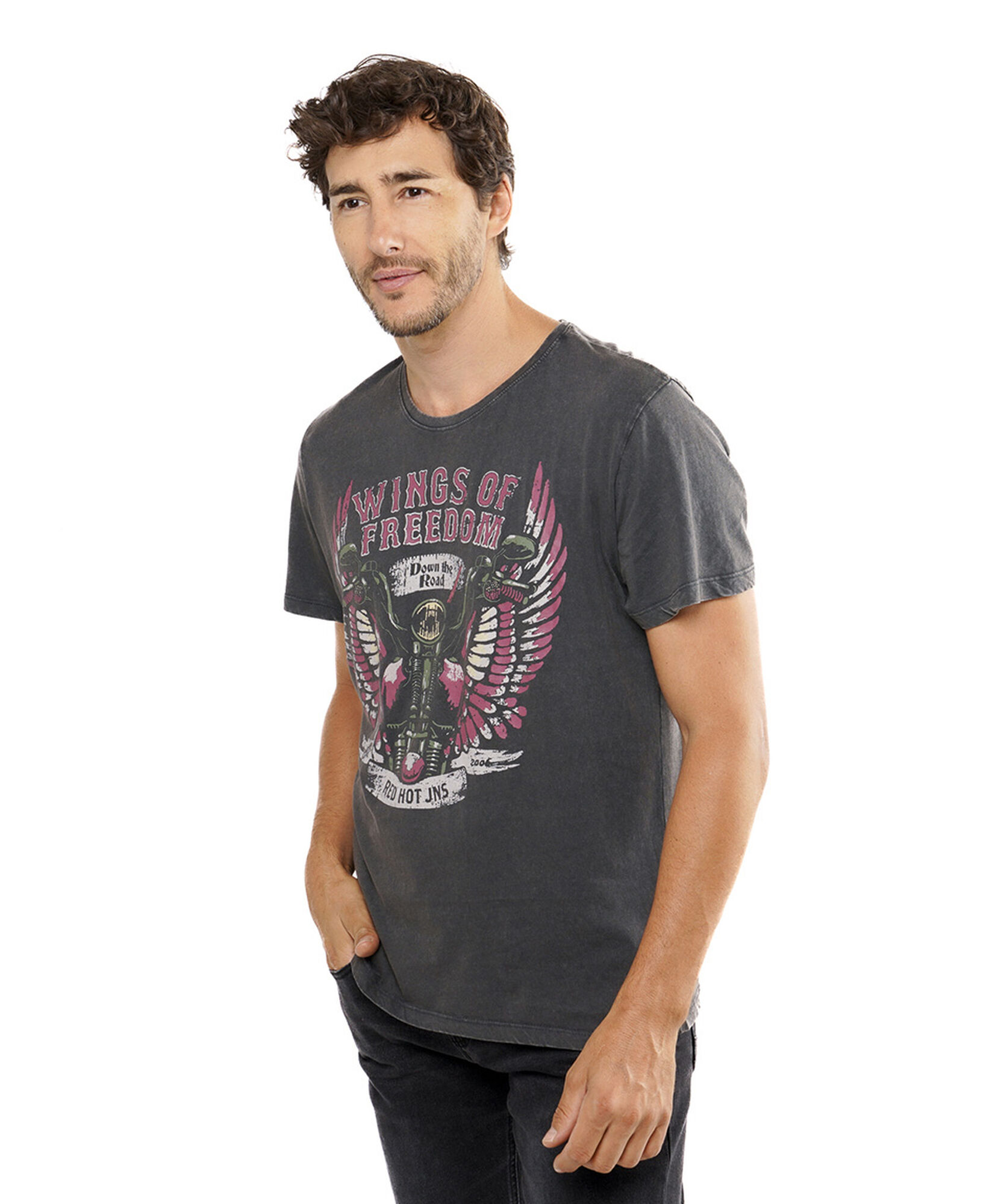 Polera hombre wings of freedom 1 Polera hombre wings of freedom