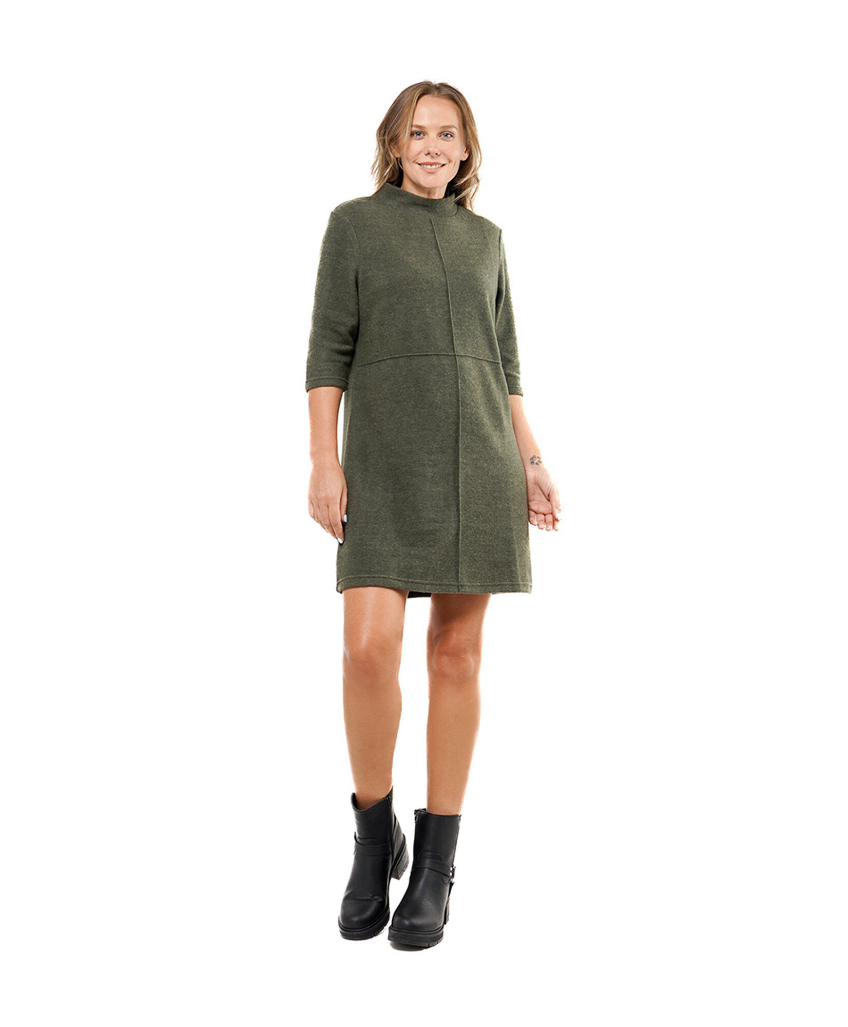 Vestido mujer lanoso 