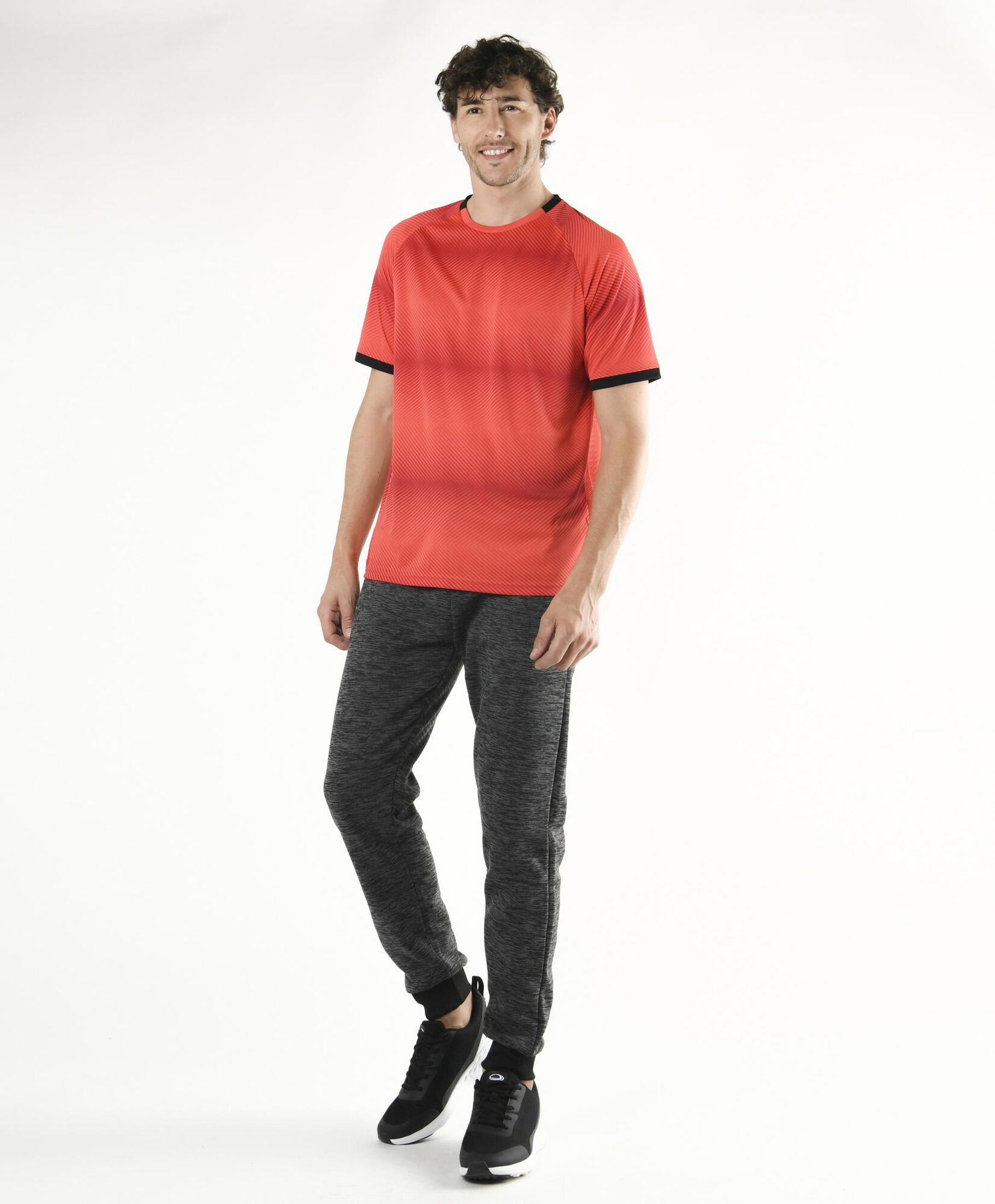 Pantalón de buzo hombre contraste