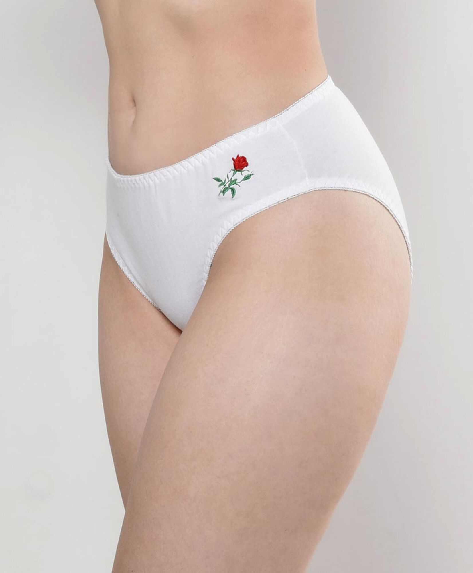 Bikini mujer liso flor&nbsp;bordada 