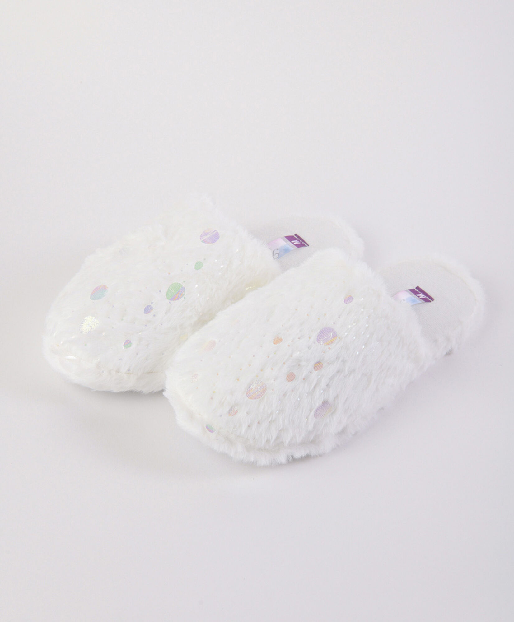 Pantufla mujer puntos brillantes 