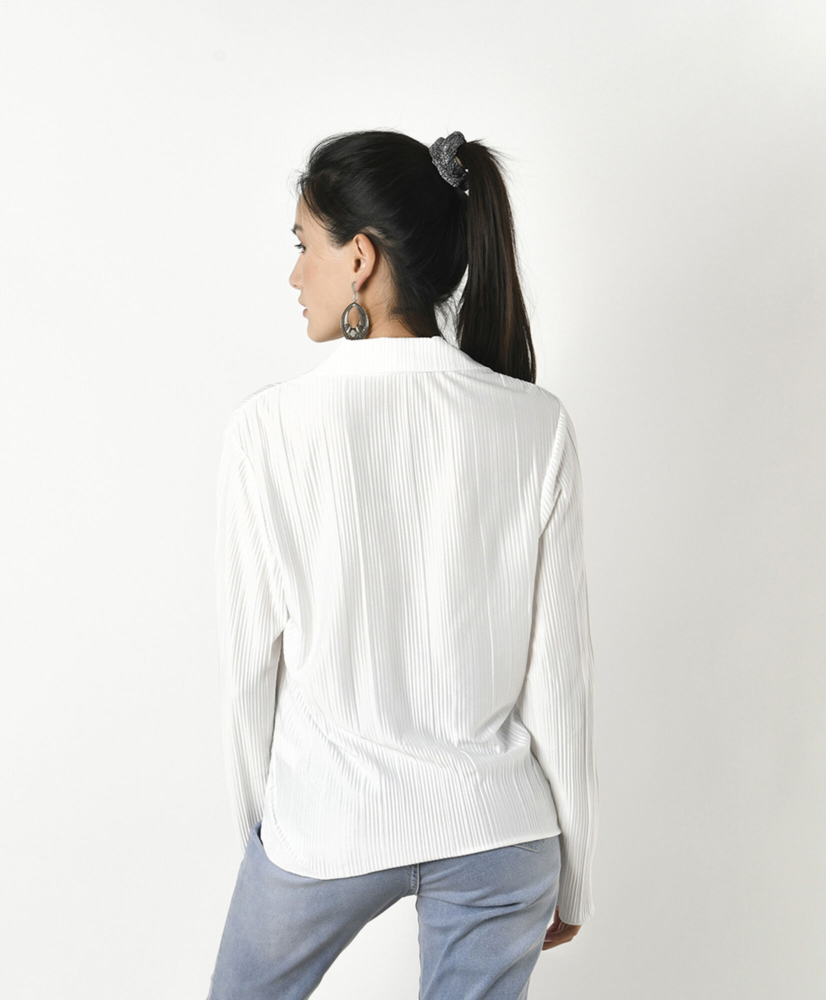 Blusa mujer textura líneas 5 Blusa mujer textura líneas