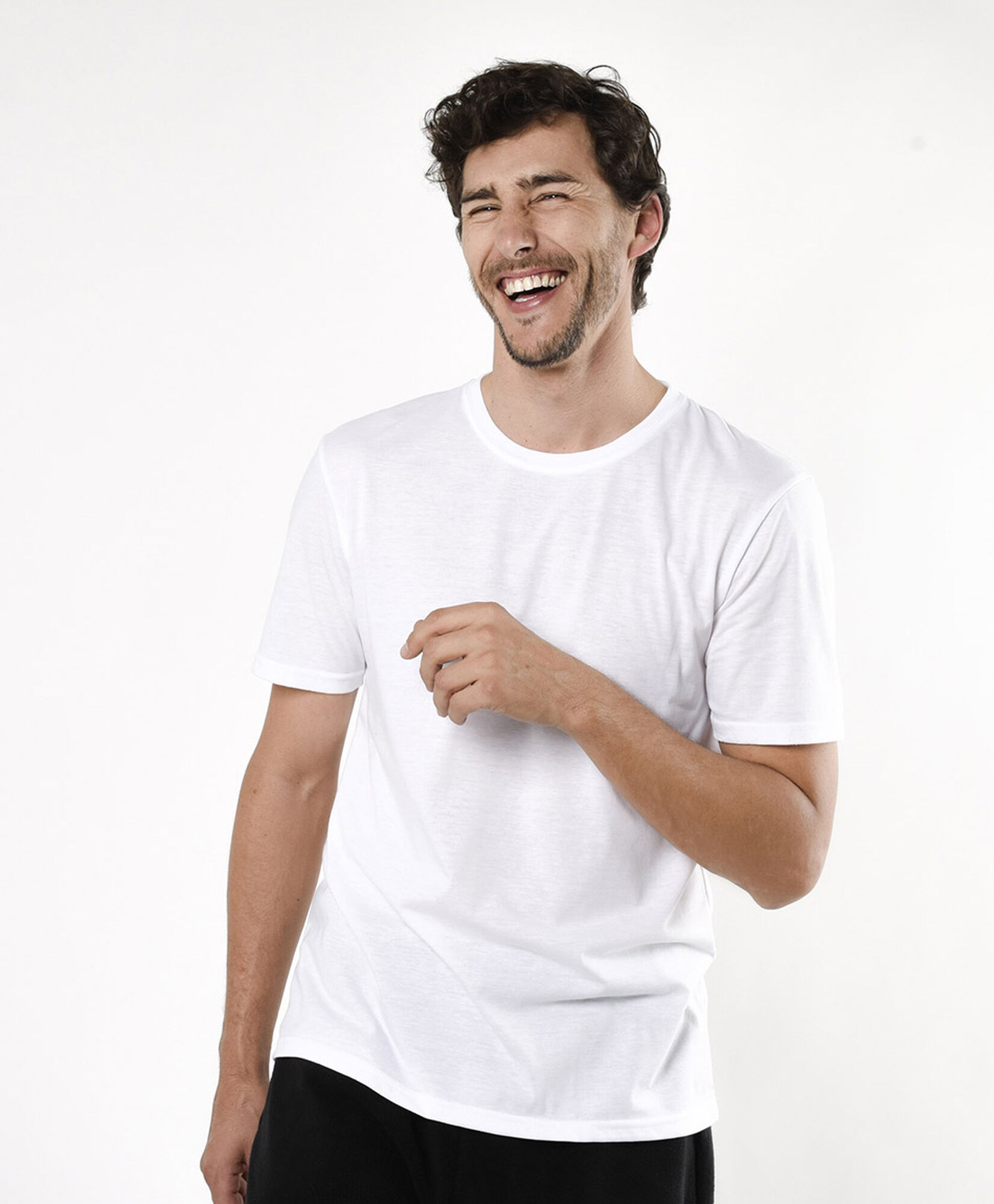 Camiseta hombre lisa 