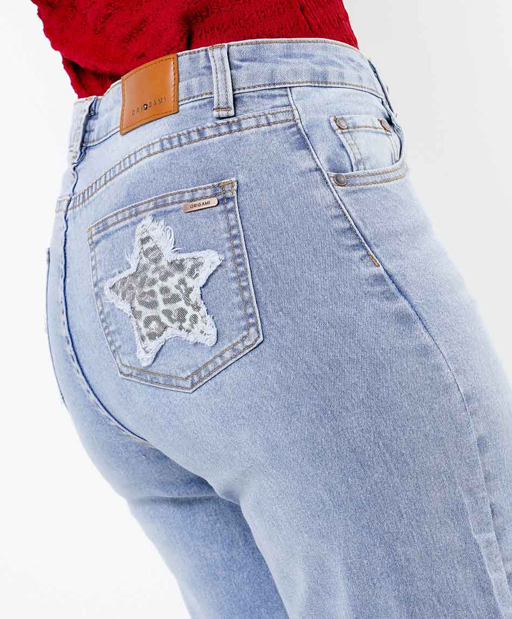 Jeans mujer estrellas animal print wide 5 Jeans mujer estrellas animal print wide