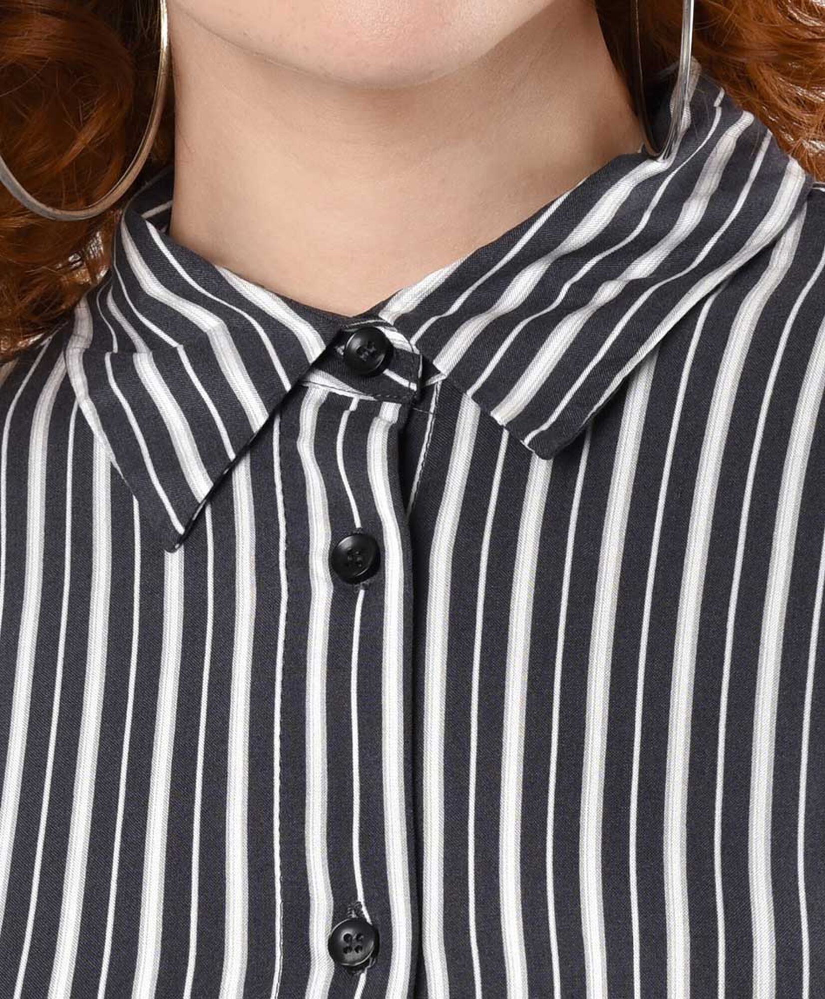 Blusa mujer líneas bicolor 2 Blusa mujer líneas bicolor