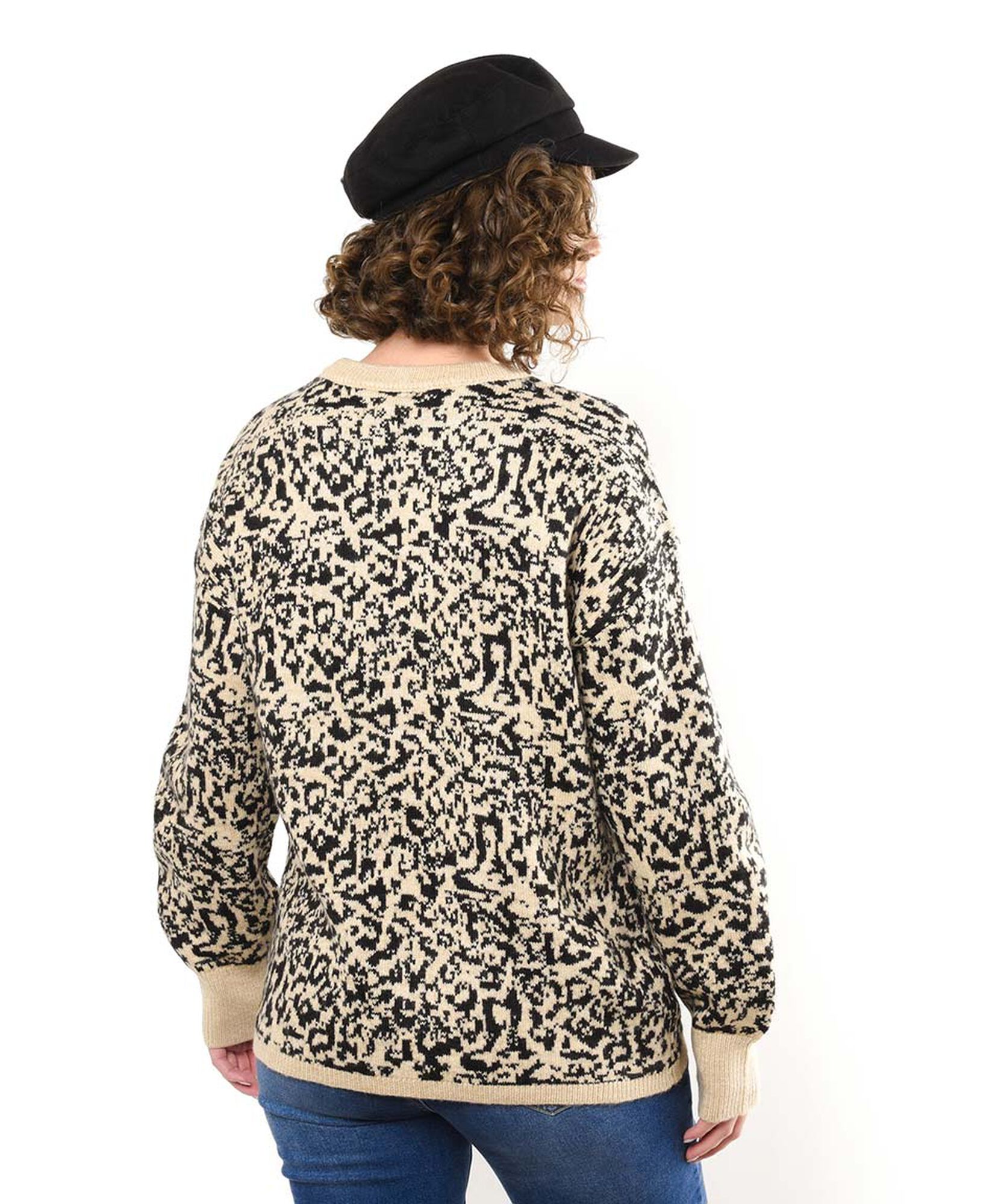 Sweater mujer animal print leopardo 6 Sweater mujer animal print leopardo
