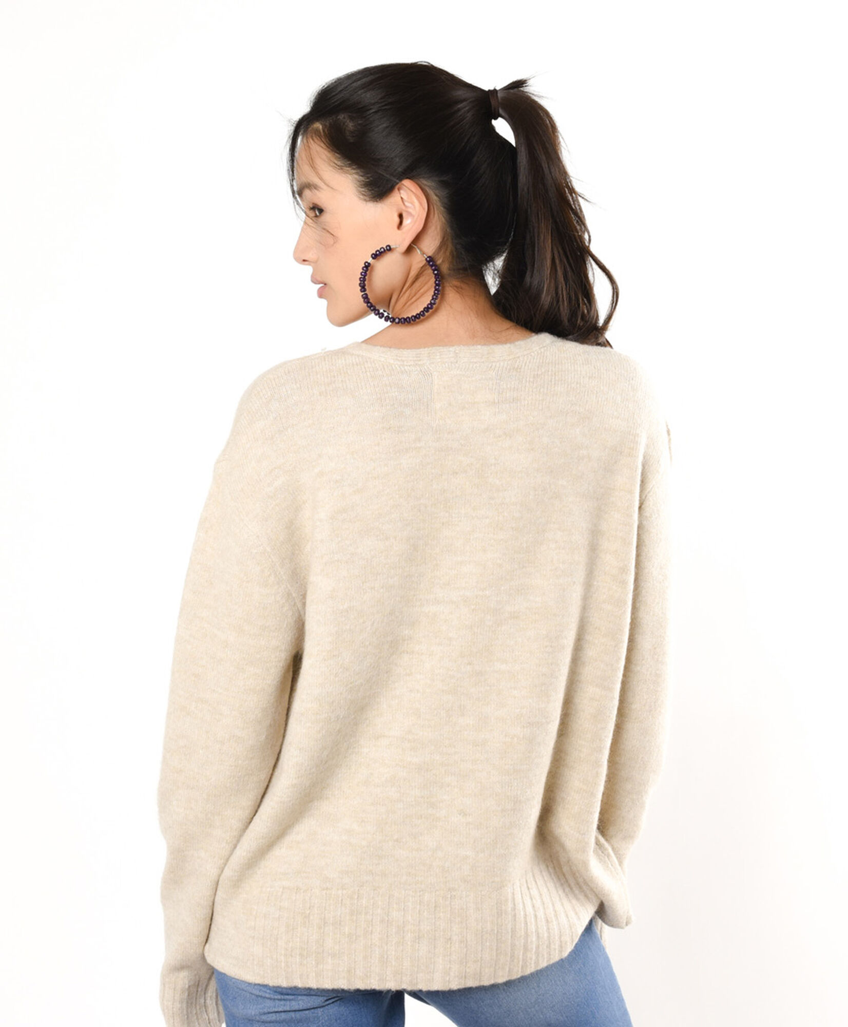 Sweater mujer cuello en v 6 Sweater mujer cuello en v