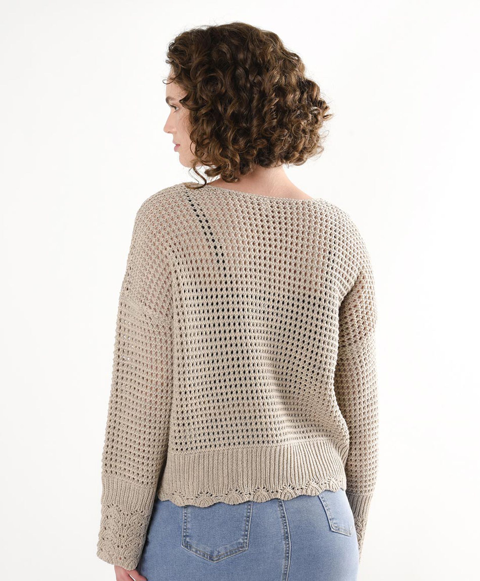 Sweater mujer calado detalles basta 4 Sweater mujer calado detalles basta