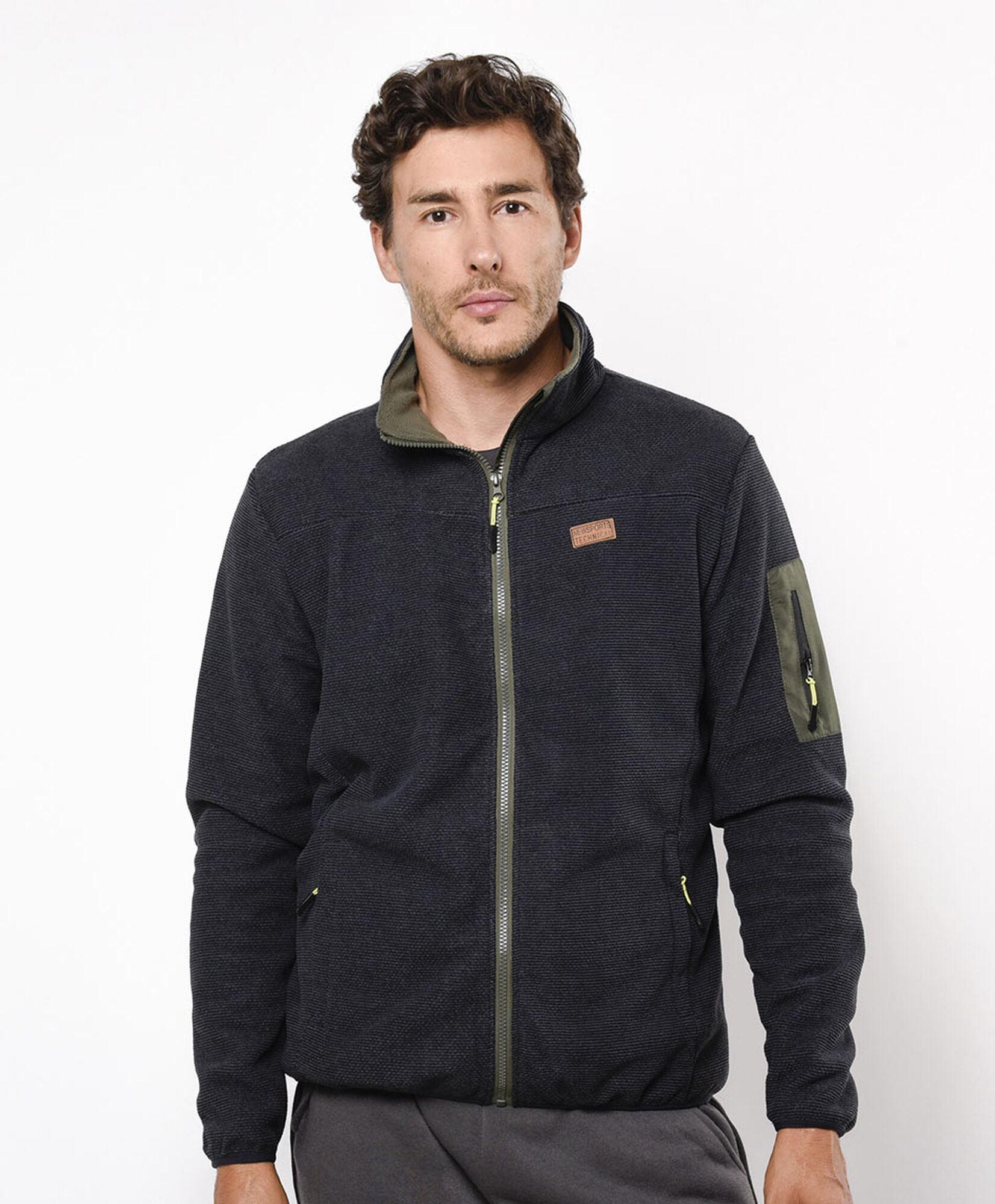 Chaqueta deportiva hombre cierres
